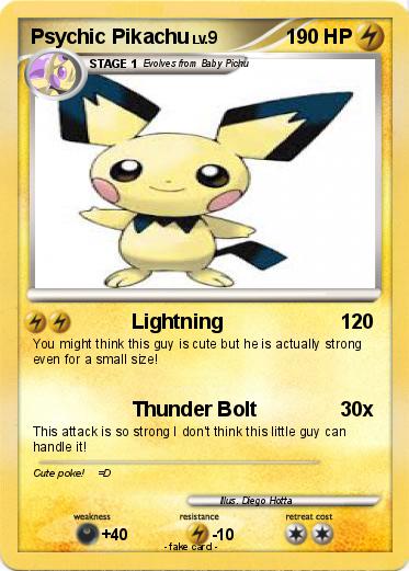Pokemon Psychic Pikachu