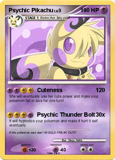 Pokemon Psychic Pikachu