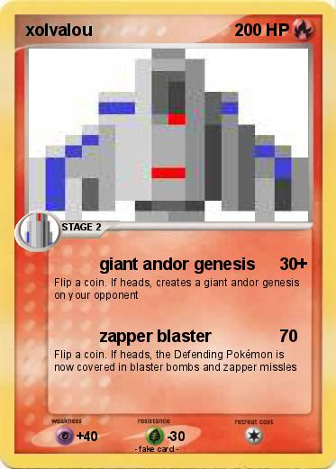 Pokemon xolvalou