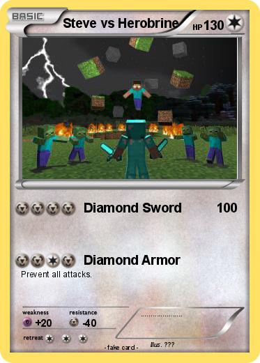 Pokemon Steve vs Herobrine