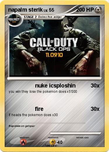 Pokemon napalm sterik