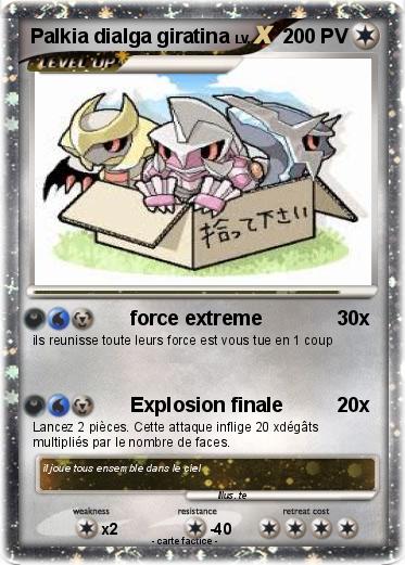 Pokemon Palkia dialga giratina