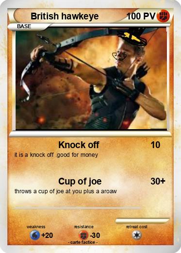 Pokemon British hawkeye