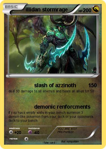 Pokemon illidan stormrage