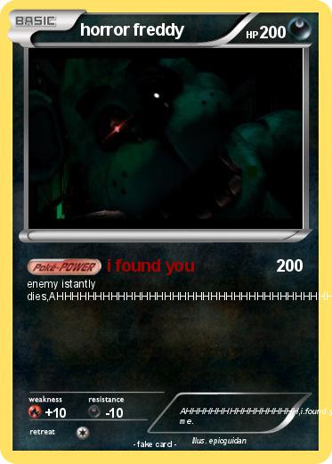Pokemon horror freddy
