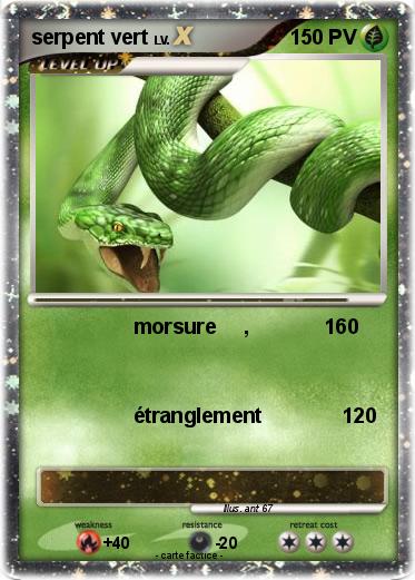 Pokemon serpent vert