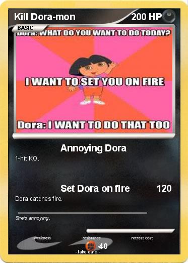 Pokemon Kill Dora-mon
