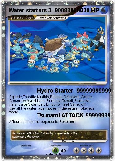 Pokemon Water starters 3  999999999