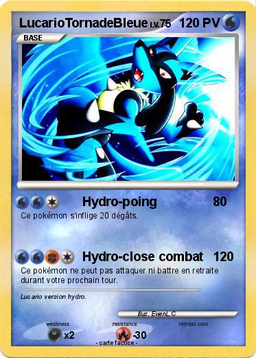 Pokemon LucarioTornadeBleue