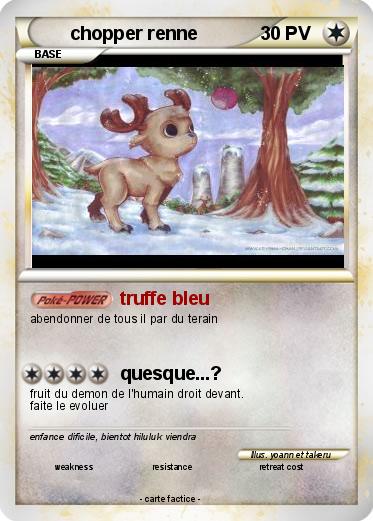 Pokemon chopper renne
