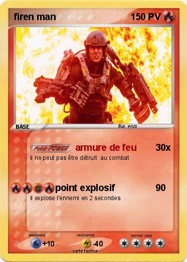 Pokemon firen man