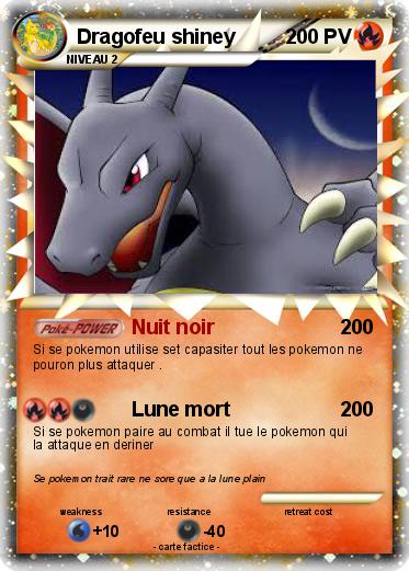Pokemon Dragofeu shiney