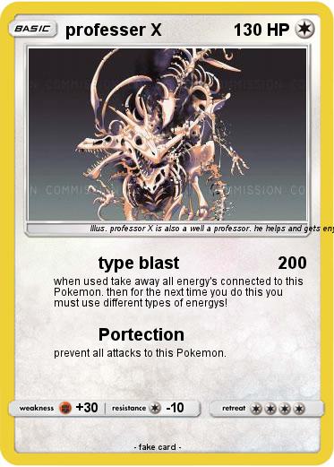 Pokemon professer X