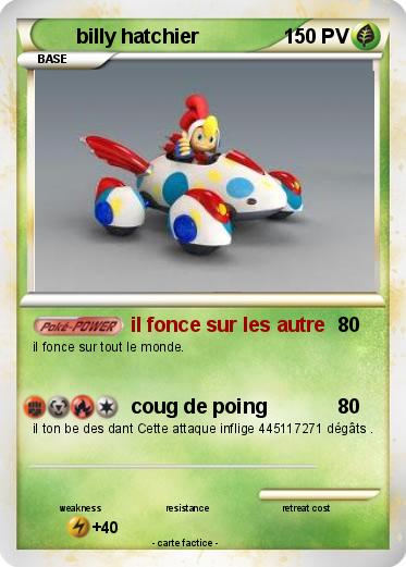 Pokemon billy hatchier