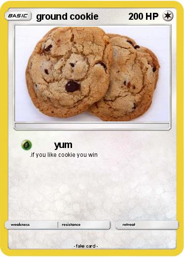 Pokemon ground cookie