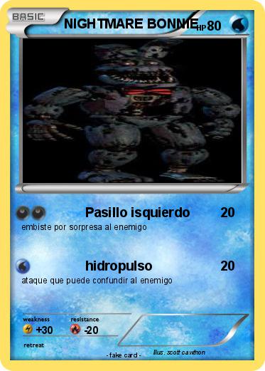 Pokemon NIGHTMARE BONNIE