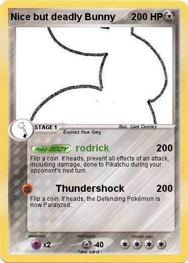 Pokemon Nice but deadly Bunny