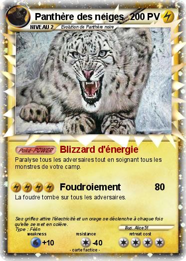 Pokemon Panthère des neiges