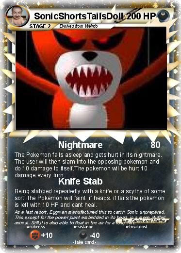 Pokemon SonicShortsTailsDoll