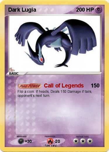 Pokemon Dark Lugia