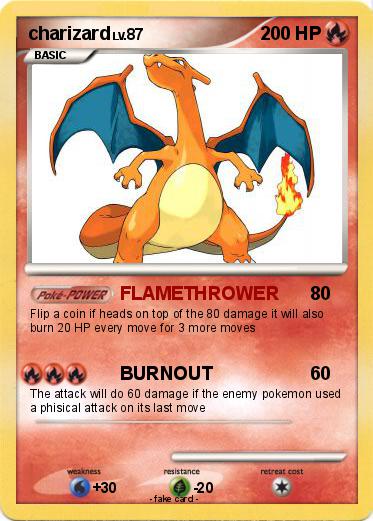 Pokemon charizard