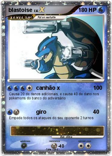 Pokemon blastoise