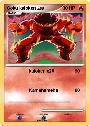Pokemon Goku kaioken