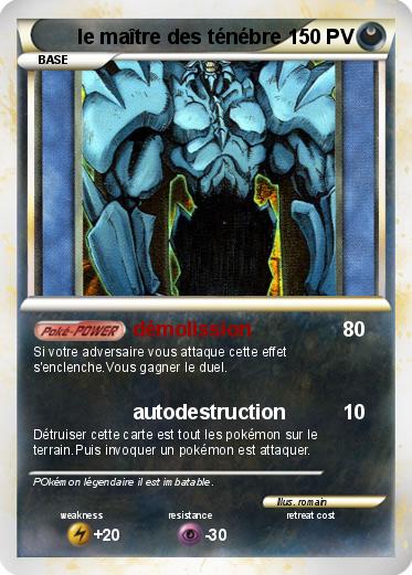 Pokemon le maître des ténébre