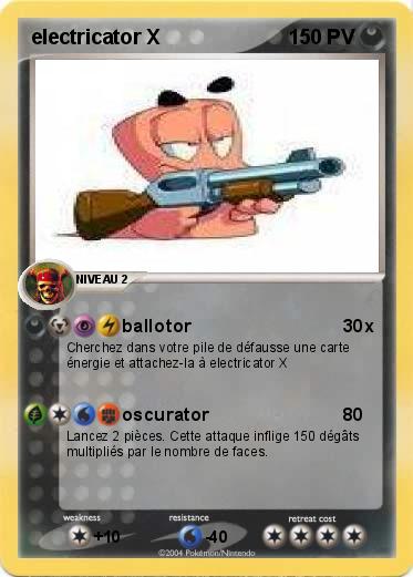 Pokemon electricator X