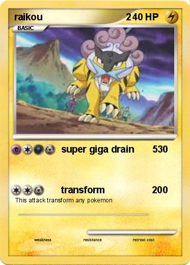 Pokemon raikou                                2