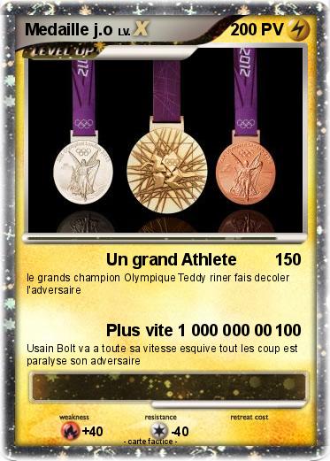 Pokemon Medaille j.o