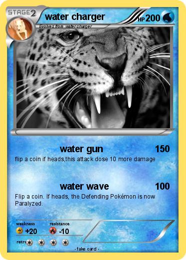 Pokemon water charger
