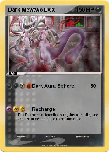 Pokemon Dark Mewtwo Lv.X