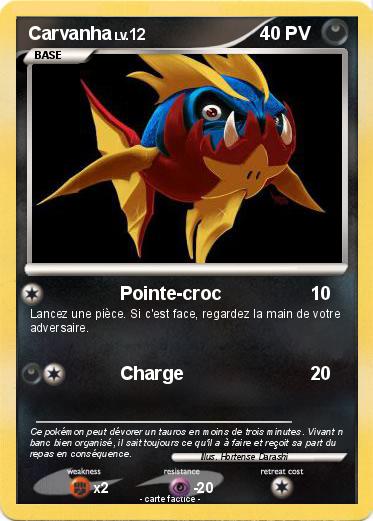 Pokemon Carvanha