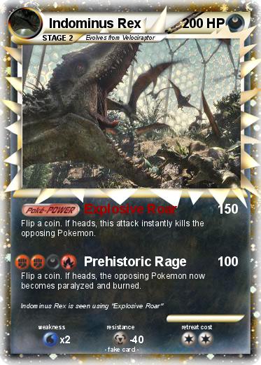 Pokemon Indominus Rex