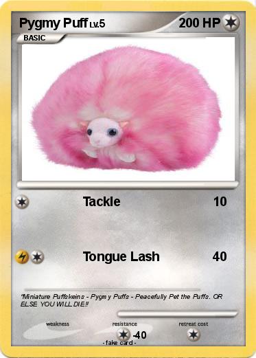 Pokemon Pygmy Puff