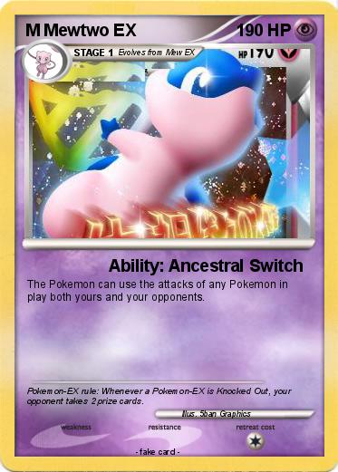 Pokemon M Mewtwo EX