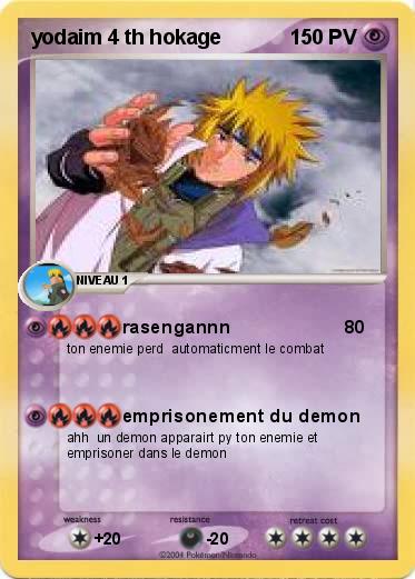 Pokemon yodaim 4 th hokage