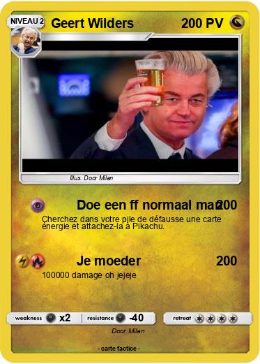 Pokemon Geert Wilders
