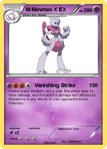 Pokemon M Mewtwo X EX