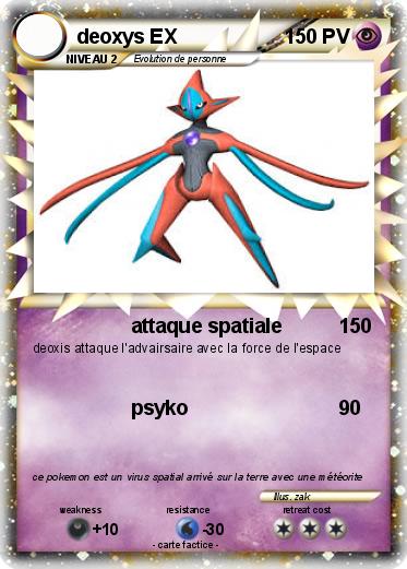 Pokemon deoxys EX
