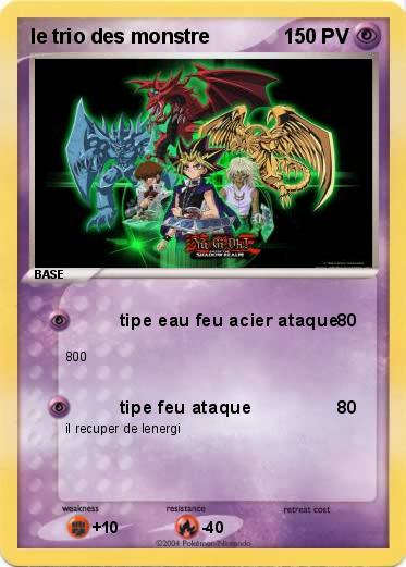 Pokemon le trio des monstre