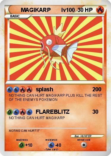 Pokemon MAGIKARP       lv100