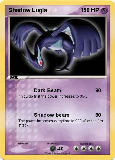 Pokemon Shadow Lugia
