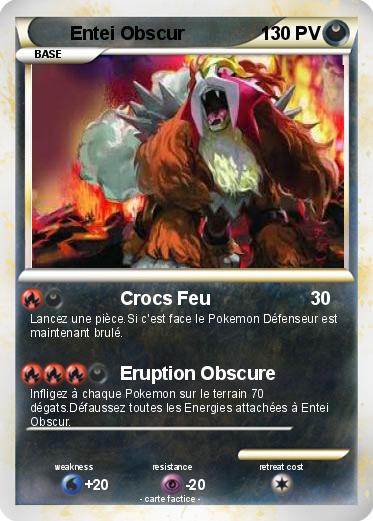 Pokemon Entei Obscur