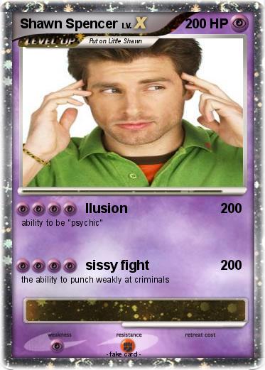 Pokemon Shawn Spencer