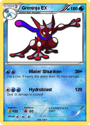 Pokemon Greninja EX