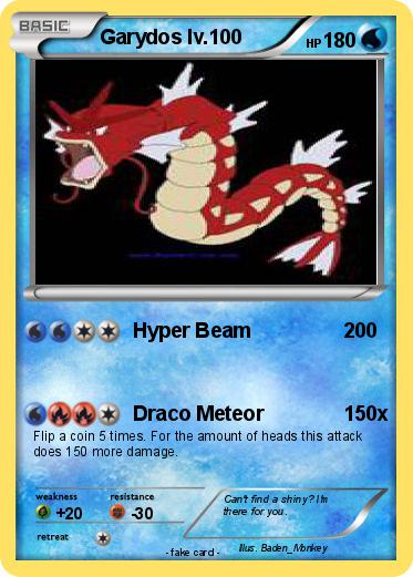 Pokemon Garydos lv.100