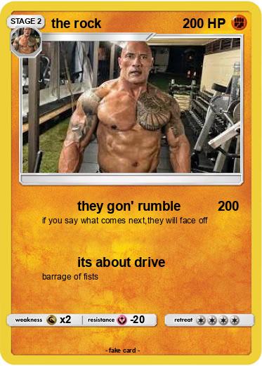 Pokemon the rock