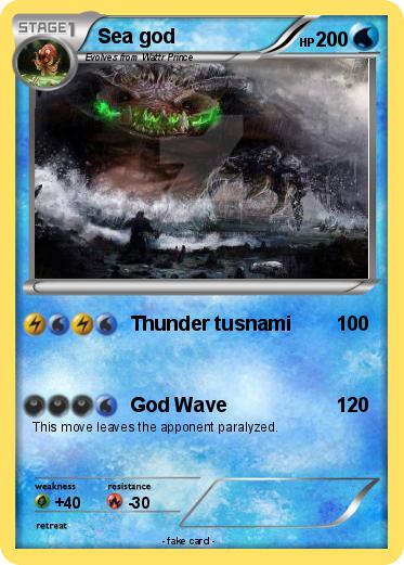 Pokemon Sea god